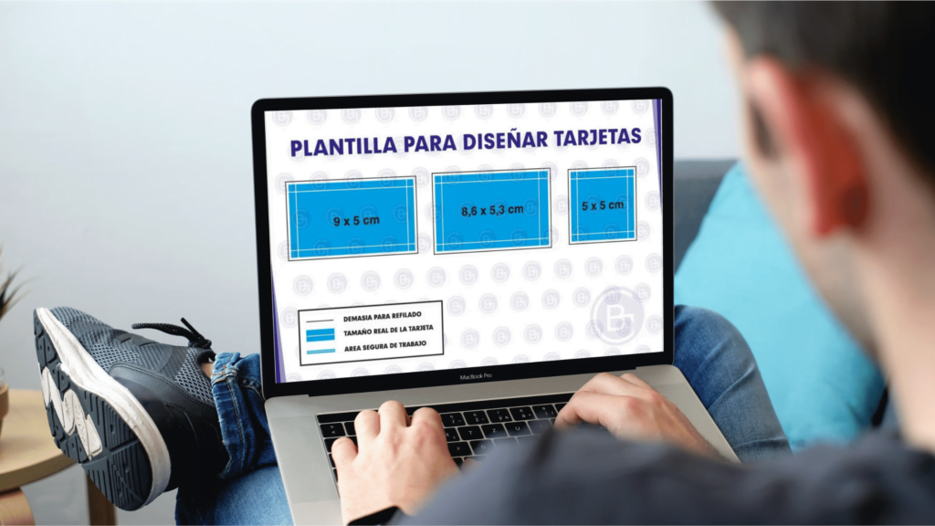 plantilla descargable gratis para diseñar tarjetas