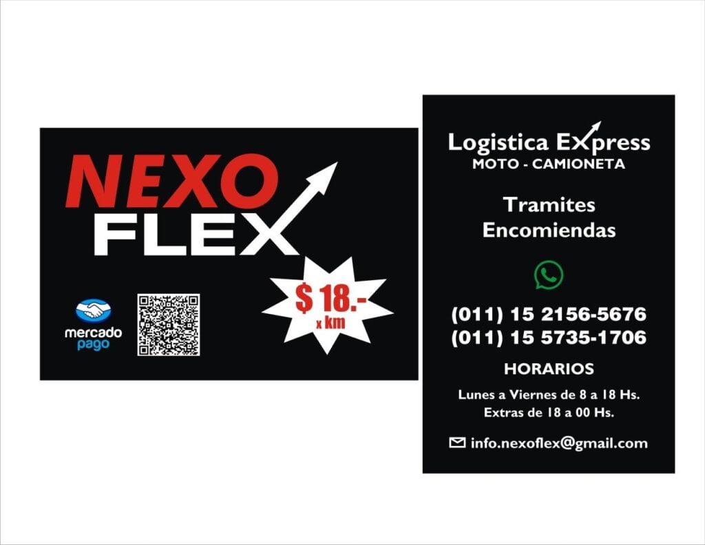 flyers o volantes de logística y transporte