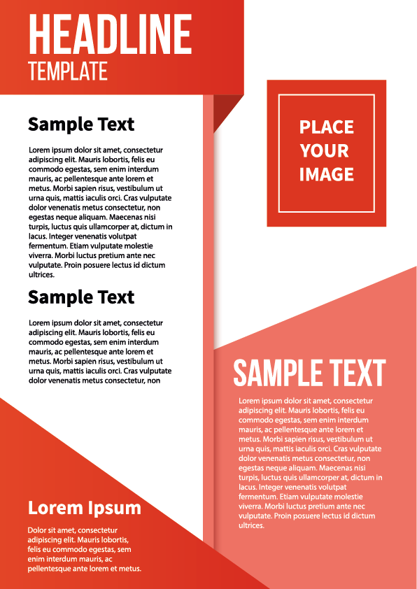 folleto simple