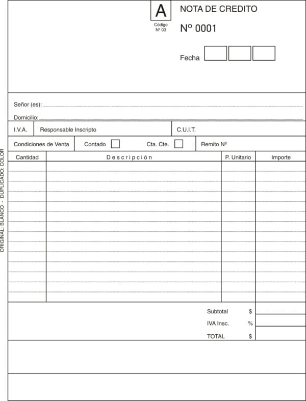 ¿Cómo hacer e imprimir una nota de crédito AFIP Argentina?