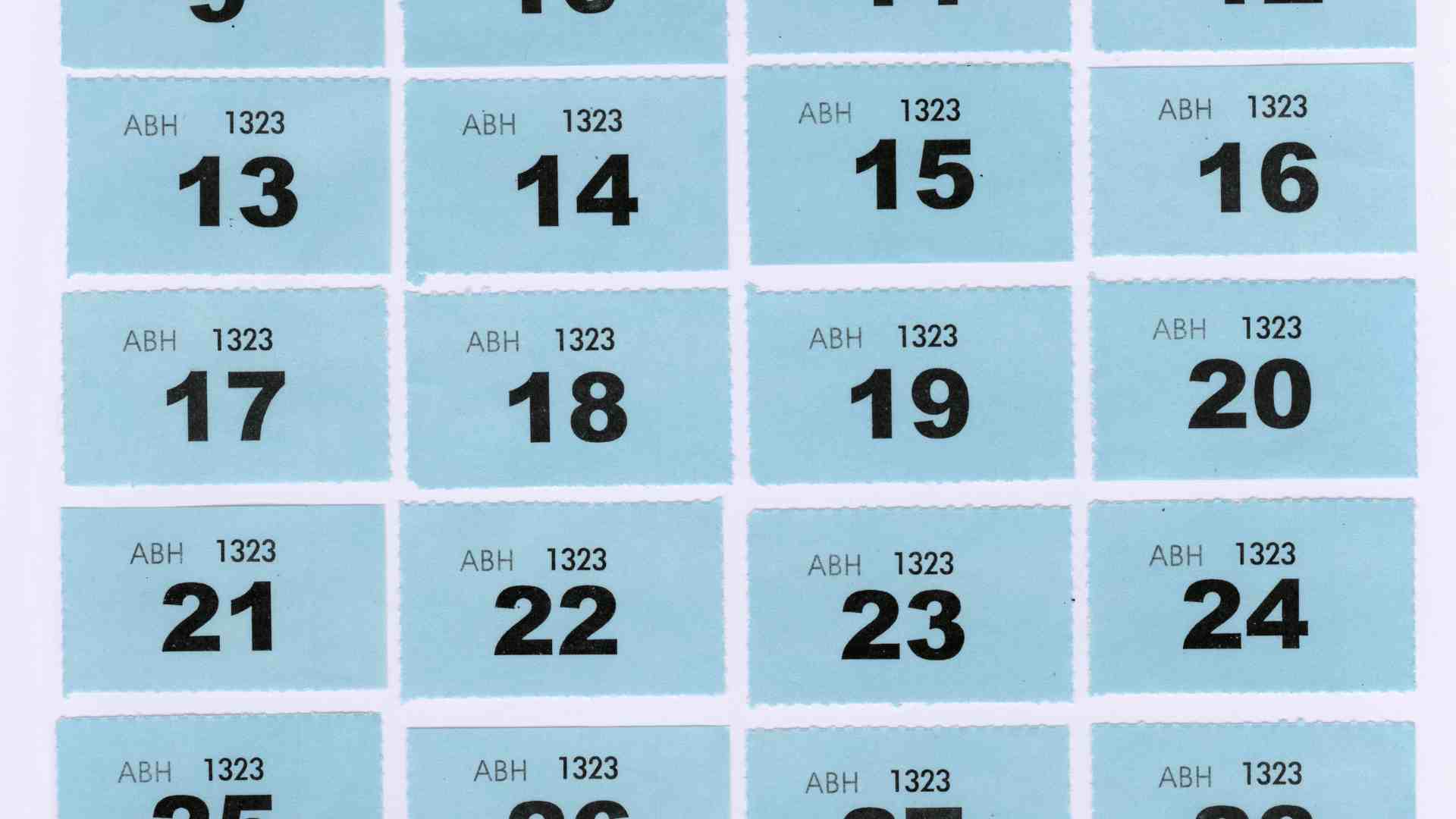Talonarios de rifa para imprimir y diseñar gratis